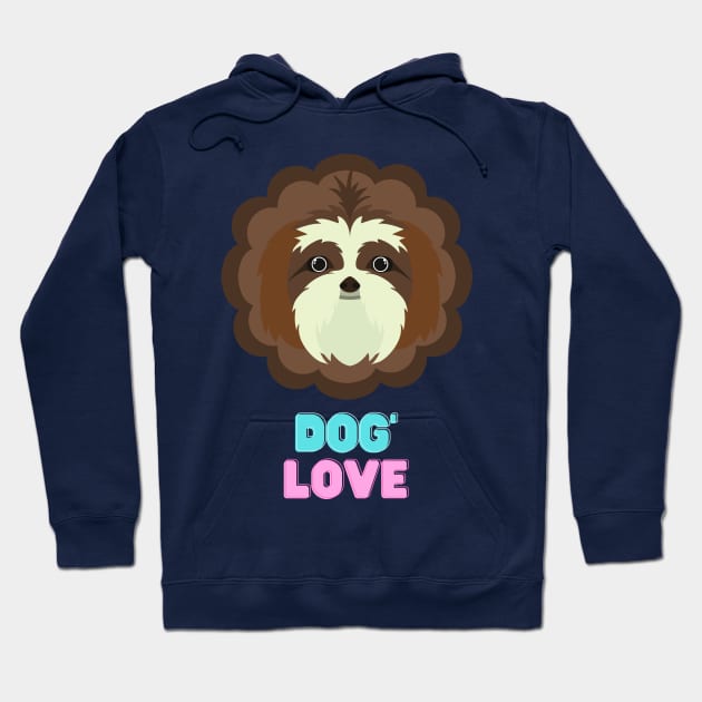 Love dogs my family Hoodie by MeKong